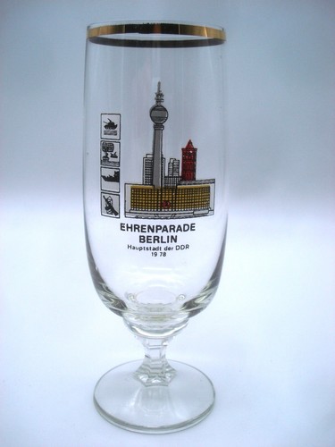 Ddr ehrengeschenk bierglas nva - bierglas,