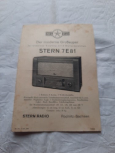 Ddr werbung prospekt stern 7 - stern,