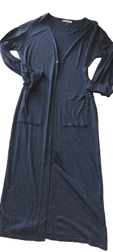 Strickjacke mantel lang - strickjacke,