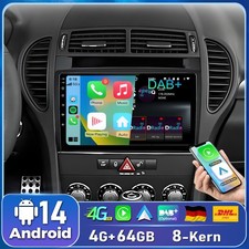 DAB+ Android 14 Für Mercedes SLK Class R171 2004-11 Autoradio GPS Navi 4G+64G