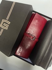 GIUDI Geldbörse Echtleder Rot