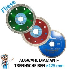 Diamanttrennscheibe Fliese Diamantscheibe 125 mmTrennscheibe Variation