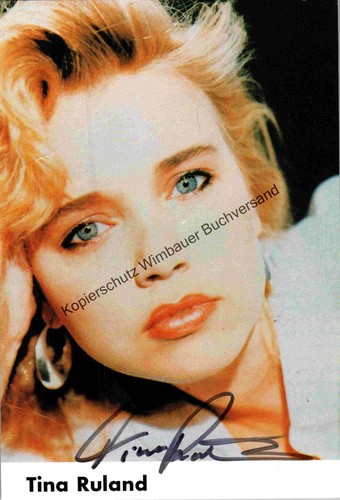 Original autogramm tina ruland - autogramm,