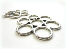 Gebissloser Zaum Flower silber