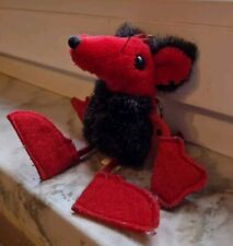 ZONK Stofftier Schlüsselanhänger rot braun