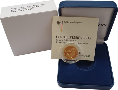 Kegelrobbe gold 2022 euro - kegelrobbe,