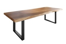 Esstisch Baumkante massiv