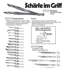 Bayha® Skalpell, Skalpelle