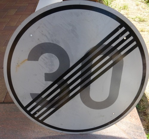 Altes verkehrsschild schild - altes,