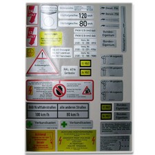 Aufkleber sticker set - set, vw