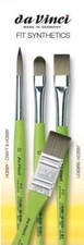 da Vinci Fit for Hobby Synthetikpinsel flach Serie 374 / 373 / 375 wählbar NEU !