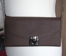 Clutch, Tasche, braunes
