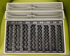 INKIESS Euro Münzzählbrett Bargeld Logistik Zählbrett 1 Cent- 2 € 8 x € Scheine