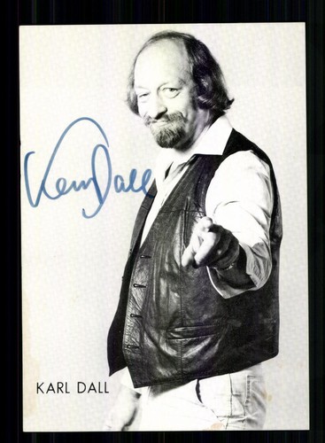 Karl dall autogrammkarte - karl,