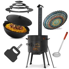 Ø36cm Uchag-Ofen 2mm stahl 10L Kazan Utschak Adapter-Ringe Utschag Учак