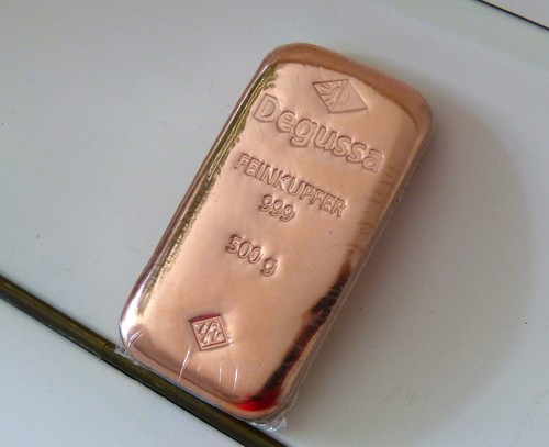 Degussa feinkupfer 999 barren - degussa,