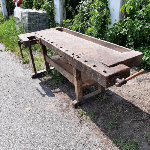 Hobelbank einzelstück alt - hobelbank,, einzelstück,