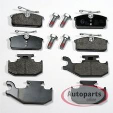 Bremsbeläge + Bremssattelschrauben vorne + hinten für Renault Twizy