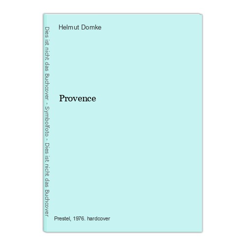 Provence domke helmut - domke,, helmut: