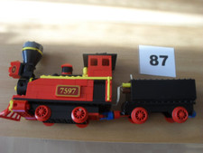 Lego Eisenbahn und 1 Waggon Moc ähnlich 7597 bitte lesen #87