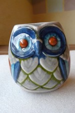 Keramik Eulen-Vase