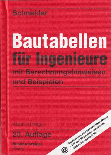 Schneider bautabellen für - bautabellen,
