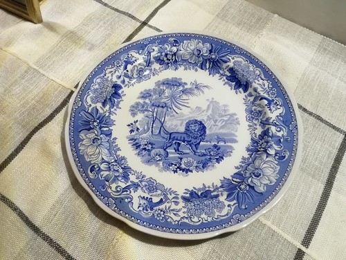 Porzellan teller spode blue - porzellan,