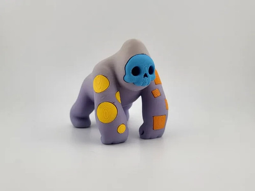 Gorilla mini figur skelett - mini,