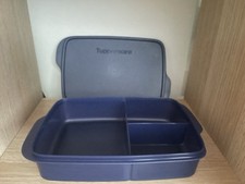 Tupperware Lunchbox Dose Brotdose Trennung Dunkelblau 1 L Neu