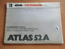 Ersatzteilliste ATLAS 52A