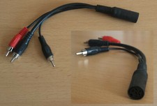 Cinch Stecker Adapter Stecker --- Y Kabel Adapter Cinch