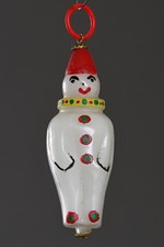 Uralte Clown Harlekin mit