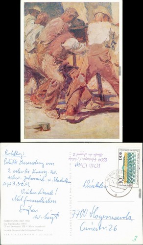 Ansichtskarte robert sterl - robert,