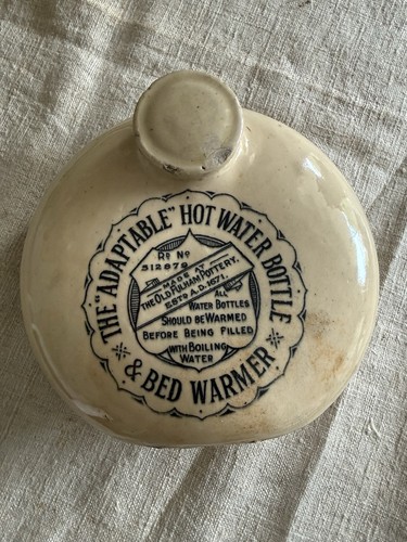 Antike steingut wärmflasche - antike,