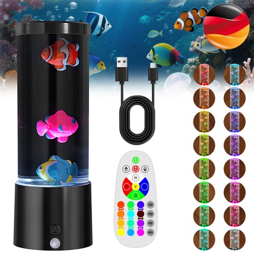 Led fisch lava lampe - led,