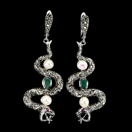 925 sterling silber ohrringe - 925,