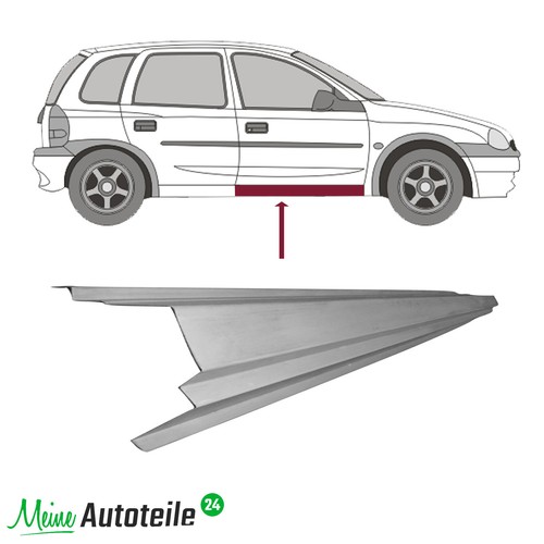 Schweller reparaturblech für - reparaturblech,