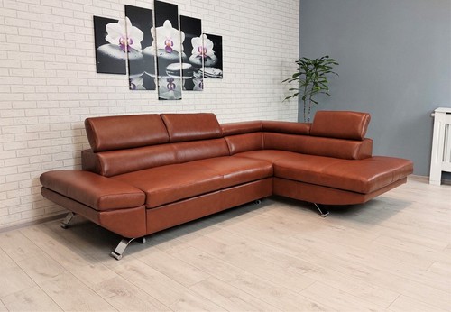 Glanz braunes echtleder - glanz,