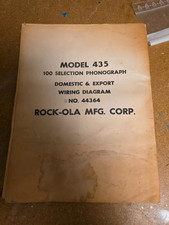 Rock Ola 435 Wiring Diagrams