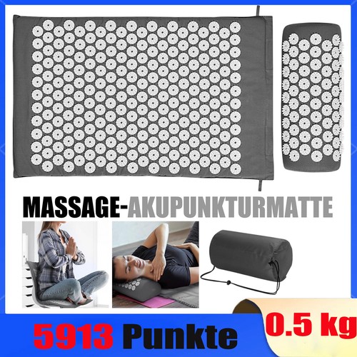 Grau akupressurmatte - grau,
