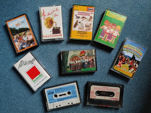 Bespielte musikkassetten - 9,