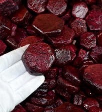 Afrikanischer roter Stern Rubin Edelstein grobes Set 2000 kt natürlicher Sech...