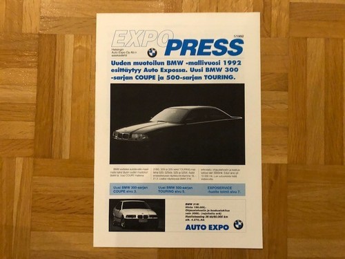 Bmw magazine expo press e34 - magazine,