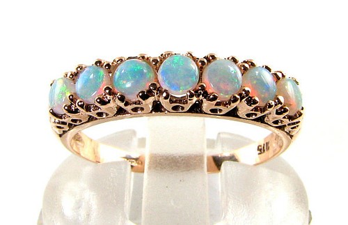 9kt roségold opal eternity - 9kt,