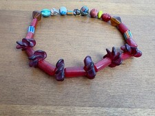 Antik MURANO Glas Perlen Kette