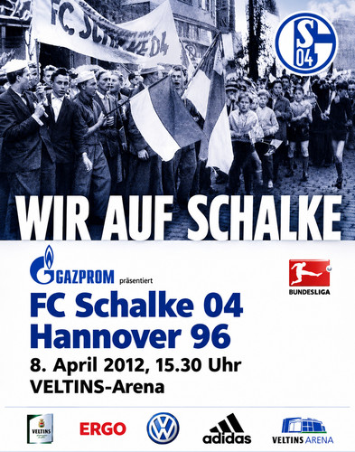 Schalke poster hannover - schalke,