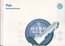 VW POLO 3 Bedienungsanleitung