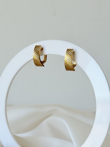 Vintage halbcreolen gold - halbcreolen, –