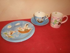 MILA Kinderset Kaffeebecher Arche Noha Teller Tasse  Auswahl