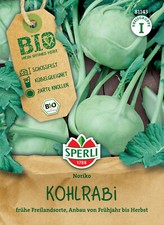 BIO Kohlrabi 'Noriko' - Brassica oleracea, weiß, Samen, 81143